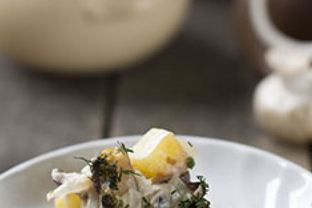 Жаркое с грибами