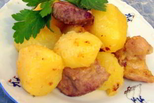 Жаркое с картошкой