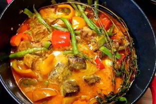 Жаркое со стручковой фасолью