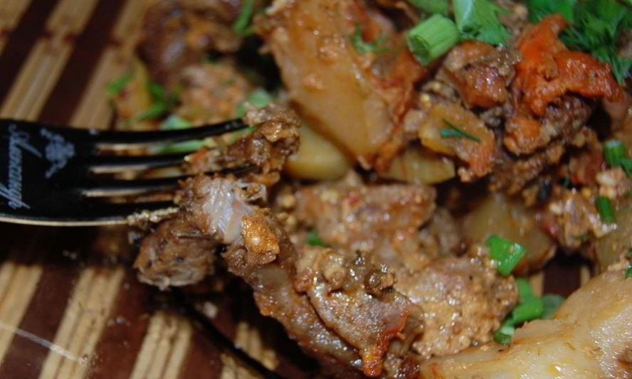 Рецепт жаркое со свининой и овощами