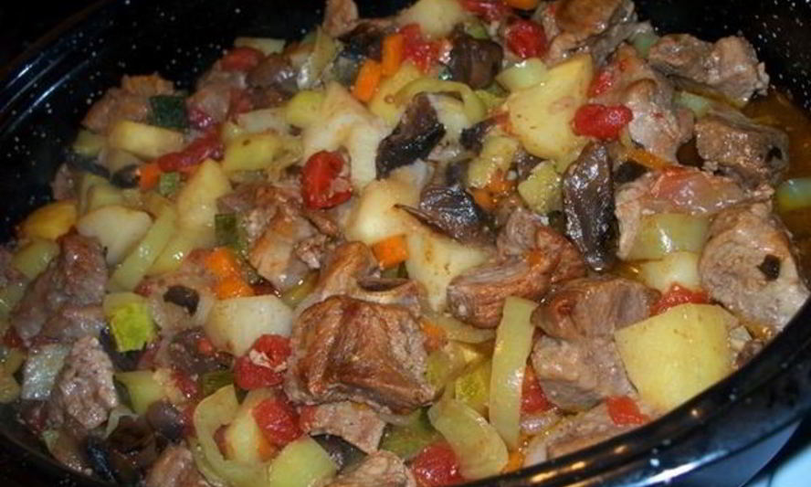 Рецепт жаркое в чугунке в духовке