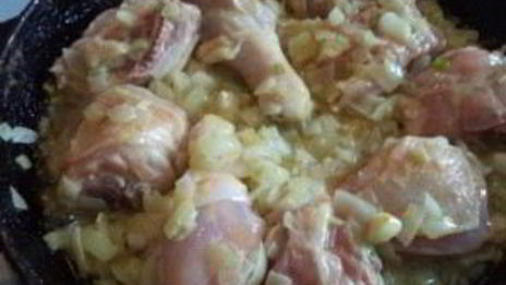 жаркое в духовке с курицей