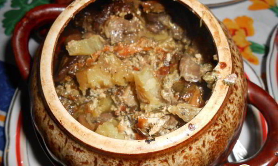 Рецепт жаркое в горшочках