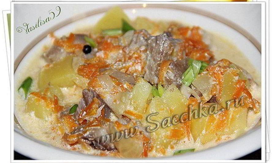 Рецепт жаркое в мультиварке