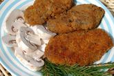 Грибные зразы в панировке