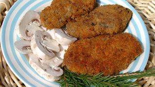 Грибные зразы в панировке