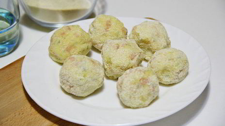 картофельные зразы с креветками