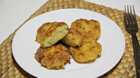 картофельные зразы с креветками