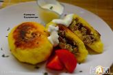 Картофельные зразы с мясом и сыром