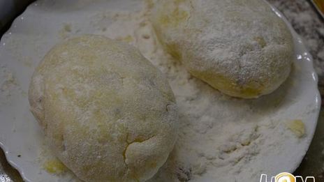 картофельные зразы с мясом и сыром