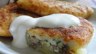 Картофельные зразы с начинкой из сардин