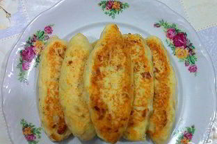 Картофельные зразы с сосиской