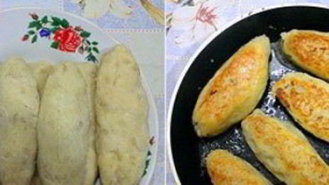 картофельные зразы с сосиской