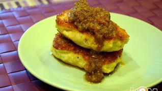 Курино-картофельные зразы с начинкой