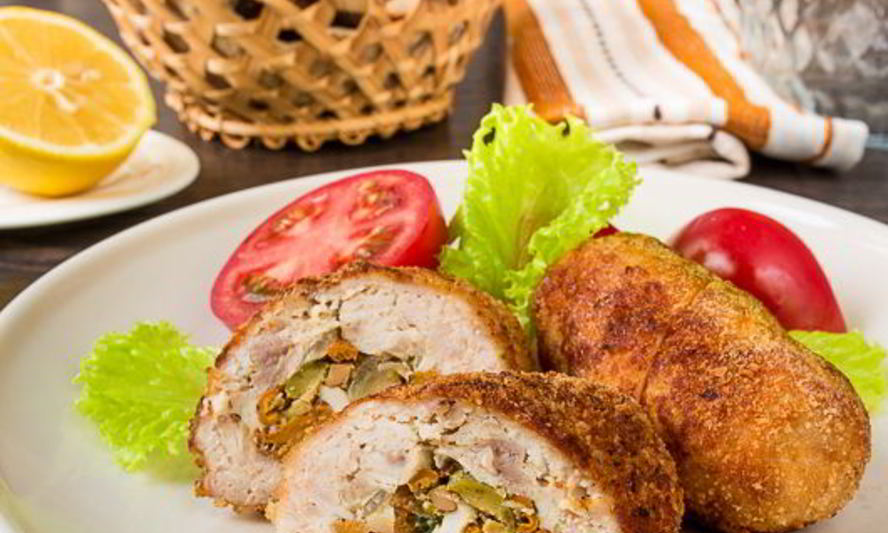 Рецепт куриные зразы с лисичками