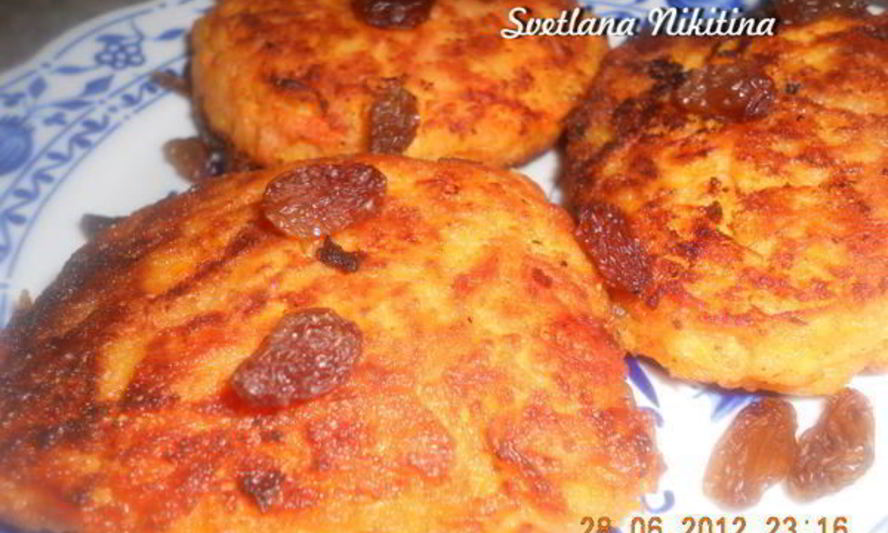 Рецепт морковные зразы с яблоками