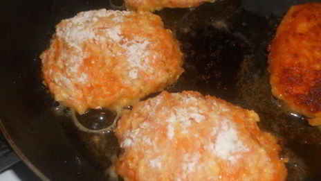 морковные зразы с яблоками