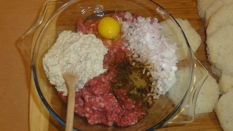 мясные зразы подсолнухи с хлопьями