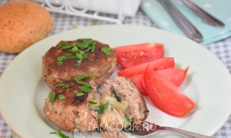 Рецепт мясные зразы с сыром
