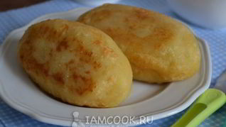 Постные картофельные зразы с капустой