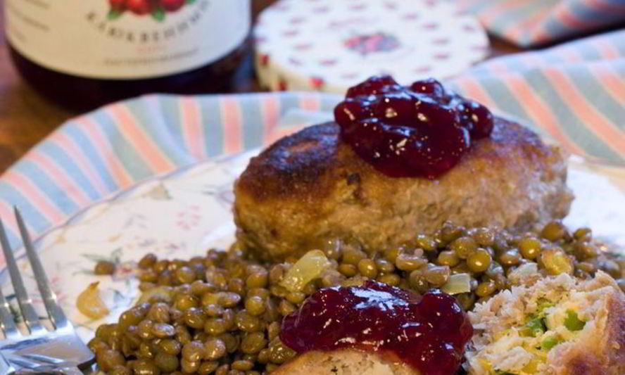 Рецепт рисово-мясные зразы с чечевичным гарниром