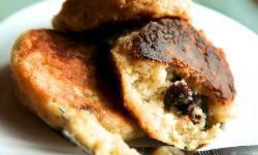 Рецепт творожные зразы с изюмом