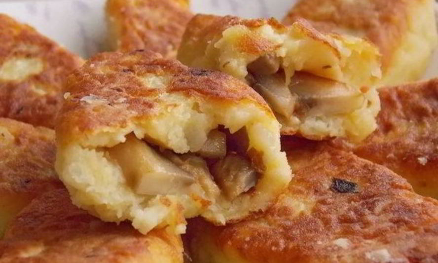 Рецепт зразы из картофеля с грибной начинкой