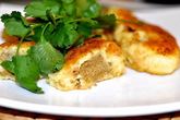 Зразы из картофеля с начинкой из говяжьей печени