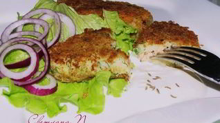 Зразы из картофеля с рыбой