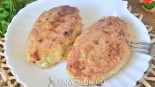 Зразы из куриного фарша