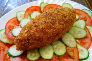 Зразы из рыбы с икрой окуня