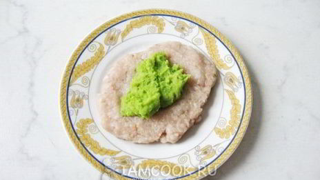 зразы из рыбы с зеленым горошком