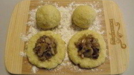 зразы картофельные с грибами