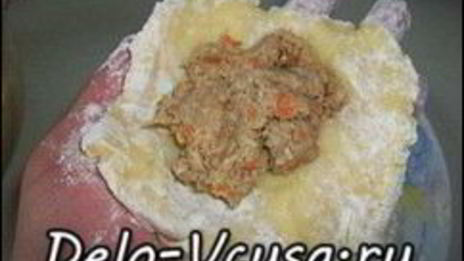 зразы картофельные с мясом