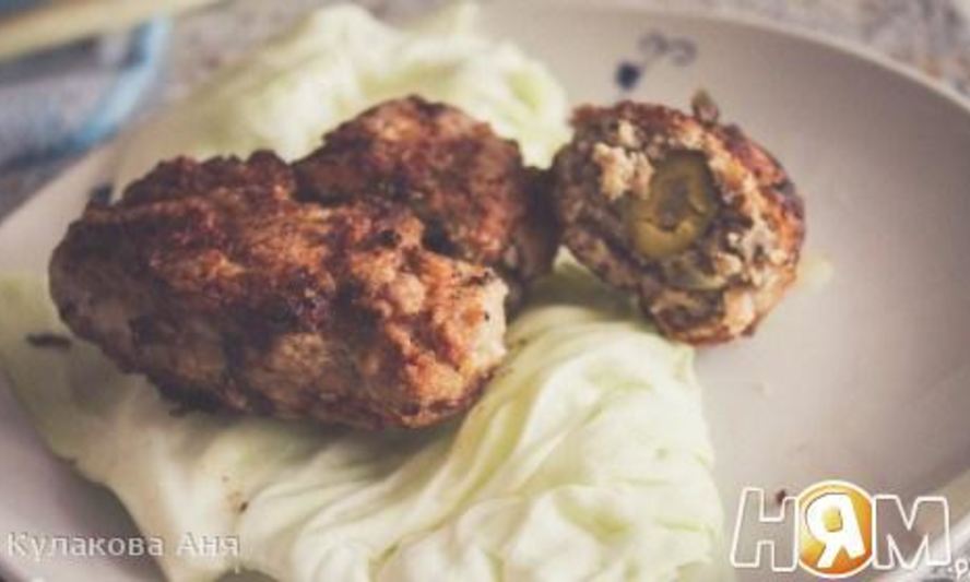 Рецепт зразы мясные с оливками