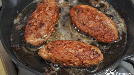 зразы с грибами, луком и яйцом