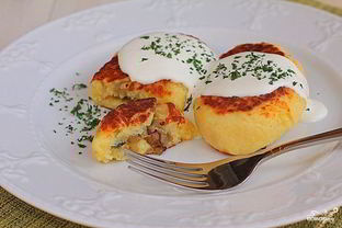 Зразы с шампиньонами