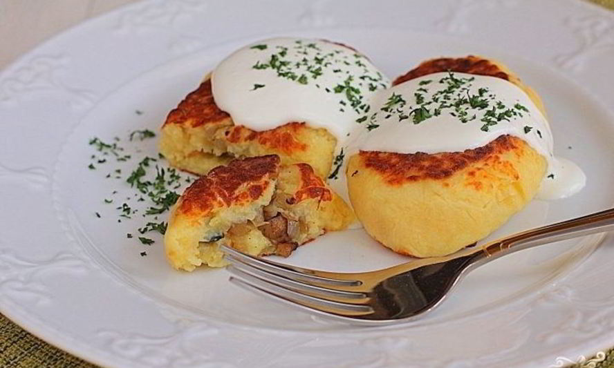 Рецепт зразы с шампиньонами