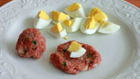 зразы с яйцом