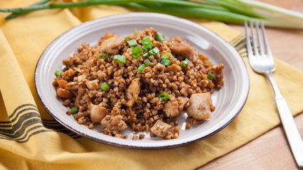 Каши с курицей