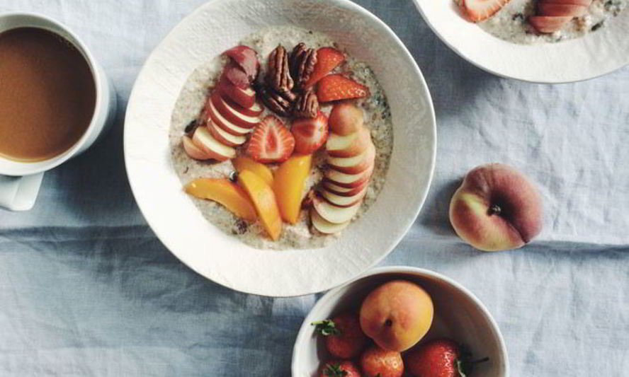 Рецепт детская каша с фруктами