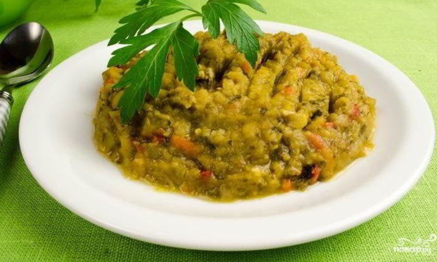 Рецепт гороховая каша с грибами