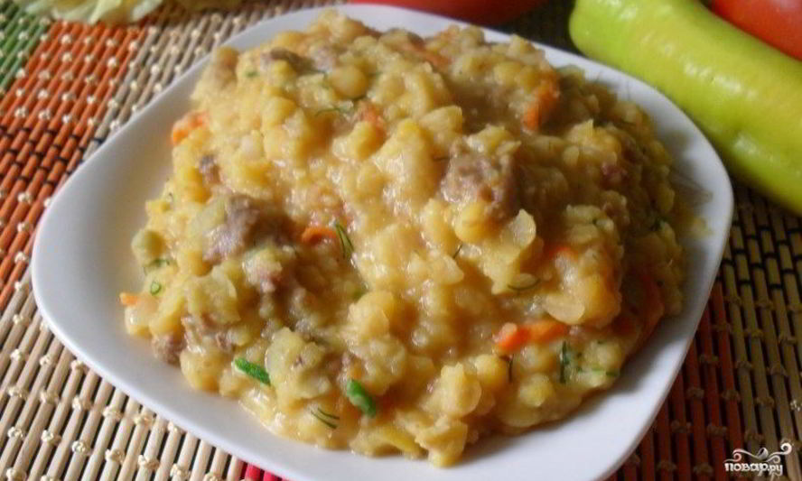 Рецепт гороховая каша в мультиварке без замачивания