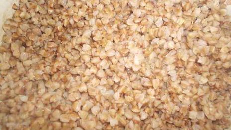 бефстроганов и гречневая каша