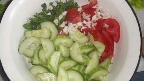 бефстроганов и гречневая каша