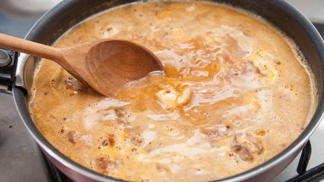 гречка по-купечески с курицей и зеленым луком