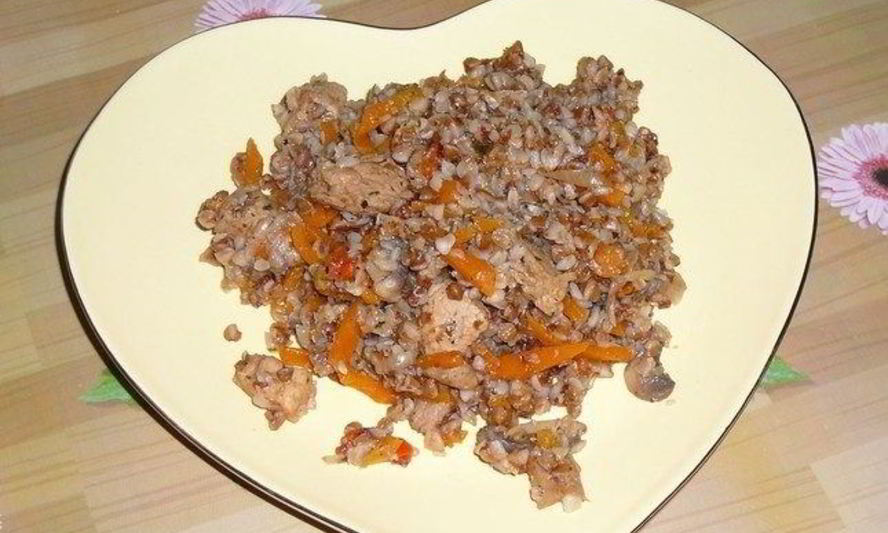 Рецепт гречка по-купечески со свининой в духовке
