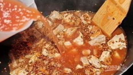 гречка по-купечески томленая со свининой