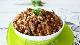 Гречка по-купечески в мультиварке с говядиной