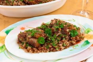 Гречка с бараниной в мультиварке